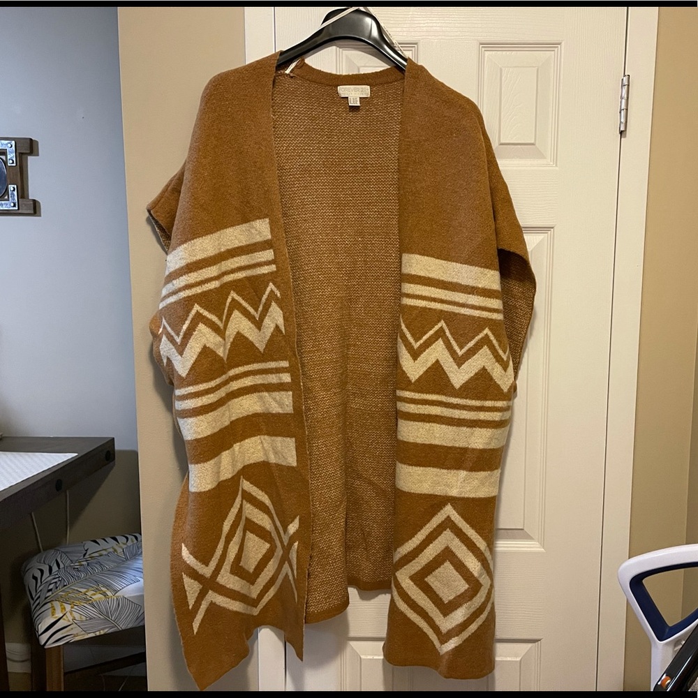 Long poncho womens forever 21